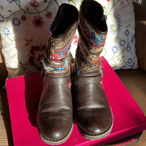 Dollhouse rainbow Yarn boots 6.5 - Picture 6 of 9